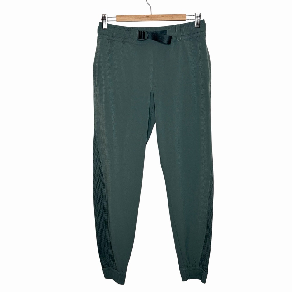 Athleta Quest Jogger Pants Green Womens Size 6 Athletic Hiking Gym Workout